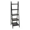 Grayson Lane 20-in D x 19-in W x 66-in H 5-Tier Leaning Wood Shelves