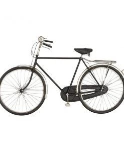 Grayson Lane 26-in H x 43-in W Black Metal Vintage Transportation Wall Accent