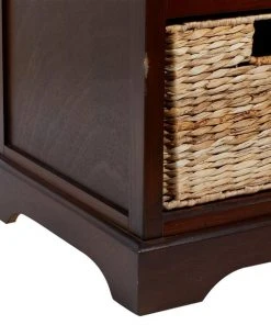 Grayson Lane Traditional Natural Brown Storage Bench -GRAYSON LANE shop 330902061 AlternateImage3 l