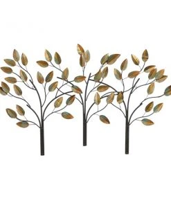 Grayson Lane 27-in H x 48-in W Brown Metal Traditional Nature Wall Accent