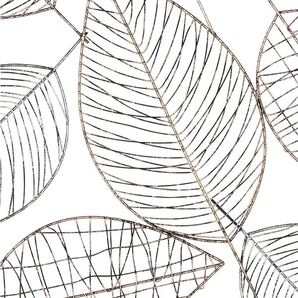 Grayson Lane 22-in H x 46-in W Black Metal Contemporary Floral and Botanical Wall Accent 3 Grayson Lane 22-in H x 46-in W Black Metal Contemporary Floral and Botanical Wall Accent - Image 3