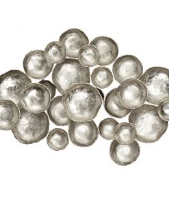 Grayson Lane 33-in H x 45-in W Silver Metal Modern/Contemporary Ornamental Wall Accent