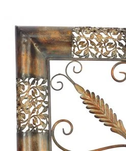 Grayson Lane 45-in H x 45-in W Brown Metal Transitional Ornamental Wall Accent -GRAYSON LANE shop 330902076 AlternateImage6 l