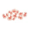 Grayson Lane 23.13-in H x 48-in W Orange Metal Modern/Contemporary Floral and Botanical Wall Accent