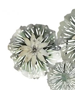 Grayson Lane 52-in H x 28-in W Grey Metal Eclectic Floral and Botanical Wall Accent -GRAYSON LANE shop 330902082 AlternateImage6 l