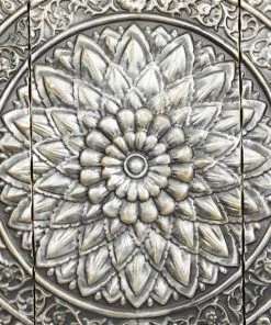 Grayson Lane 36-in x 36-in Silver Metal Rustic Floral Wall Decor -GRAYSON LANE shop 330940649 AlternateImage6 l