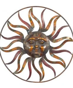 Grayson Lane 36-in Brown Metal Rustic Wall Decor