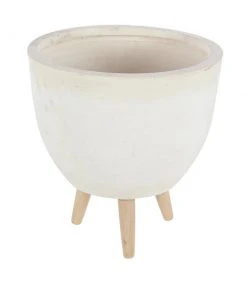 Grayson Lane 15-in x 16-in White Clay Planters - Set of 3 -GRAYSON LANE shop 330940653 AlternateImage5 l