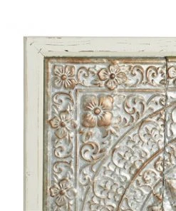 Grayson Lane 34-in x 34-in Brown Iron Rustic Wall Decor -GRAYSON LANE shop 330940668 AlternateImage5 l