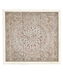 Grayson Lane 34-in x 34-in Brown Iron Rustic Wall Decor