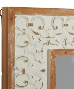 Grayson Lane 35.5-in x 27.5-in Rectangle White Farmhouse Framed Wall Mirror -GRAYSON LANE shop 330940673 AlternateImage3 l