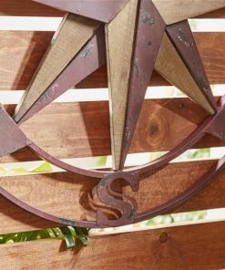 Grayson Lane 30-in Rustic Wall Decor in Red Metal -GRAYSON LANE shop 330940674 AlternateImage5 l