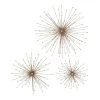 Grayson Lane 13-in 17-in 21-in Gold Metal Modern Wall Decor - Set of 3