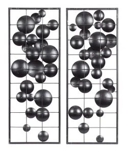 Grayson Lane 11-in x 29-in Multicoloured Metal Contemporary Abstract Wall Decor - Set of 2 -GRAYSON LANE shop 330940686 AlternateImage8 l