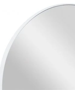 Grayson Lane 24-in x 24-in Round White Contemporary Framed Wall Mirror -GRAYSON LANE shop 330940687 AlternateImage3 l