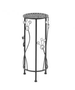 Grayson Lane 28-in Black Outdoor Round Cast Iron Plant Stands - Set of 3 -GRAYSON LANE shop 330940698 AlternateImage6 l