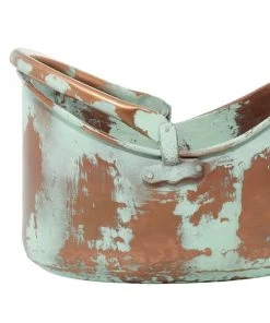 Grayson Lane 15-in x 10-in Copper Metal Planters - Set of 3 -GRAYSON LANE shop 330940699 AlternateImage4 l