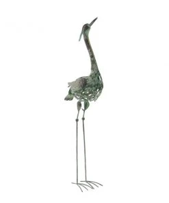 GRAYSON LANE Greyson Lane 40-in x 10-in Green Animal Crane Garden Statue -GRAYSON LANE shop 330940701 AlternateImage5 l