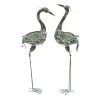 GRAYSON LANE Greyson Lane 40-in x 10-in Green Animal Crane Garden Statue