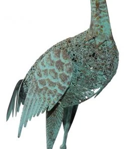 GRAYSON LANE Greyson Lane 40-in x 14-in Green Flamingo Garden Statues - Set of 2 -GRAYSON LANE shop 330940705 AlternateImage4 l