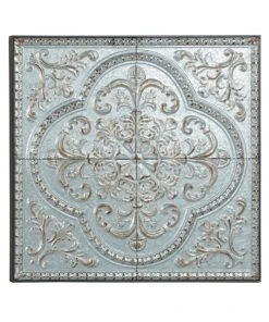 Grayson Lane 36-in x 36-in Grey Metal Rustic Floral Wall Decor -GRAYSON LANE shop 330940708 AlternateImage7 l