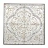 Grayson Lane 36-in x 36-in Grey Metal Rustic Floral Wall Decor