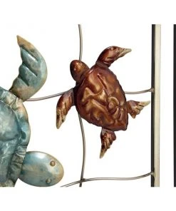 Grayson Lane 20-in x 20-in Gold Metal Coastal Sea life Wall Decor - Set of 2 -GRAYSON LANE shop 330940709 AlternateImage5 l