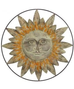 Grayson Lane 30-in Brown Metal Rustic Wall Decor