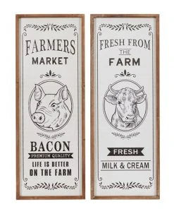 Grayson Lane 12-in x 31.5-in White Wooden Farmhouse Sign Wall Decor - Set of 2 9 Grayson Lane 12-in x 31.5-in White Wooden Farmhouse Sign Wall Decor - Set of 2 -GRAYSON LANE shop 330940715 AlternateImage7 l