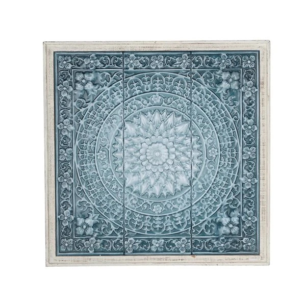 Grayson Lane 34-in x 33-inTurquoise Iron Farmhouse Wall Decor 1 Grayson Lane 34-in x 33-inTurquoise Iron Farmhouse Wall Decor