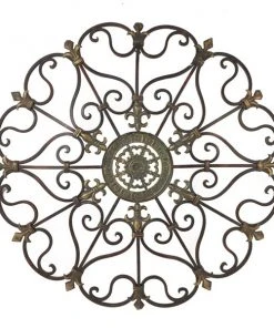 Grayson Lane 29-in x 29-in Brown Iron Rustic Wall