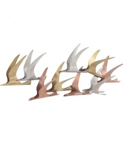 Grayson Lane 38-in x 14-in Multicoloured Metal Coastal Birds Wall Decor -GRAYSON LANE shop 330940725 AlternateImage7 l