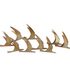 Grayson Lane 38-in x 14-in Multicoloured Metal Coastal Birds Wall Decor -GRAYSON LANE shop 330940725 AlternateImage8 l