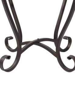 Grayson Lane 23-in x 16-in Cream Granite/Marble Round Accent Table -GRAYSON LANE shop 330940726 AlternateImage4 l