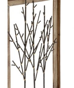 Grayson Lane 20-in x 36-in Brown Metal Contemporary Wall Decor -GRAYSON LANE shop 330940729 AlternateImage5 l