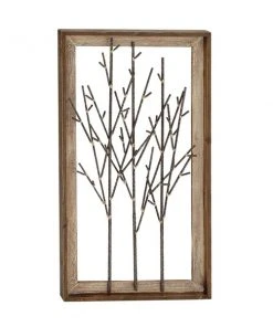 Grayson Lane 20-in x 36-in Brown Metal Contemporary Wall Decor -GRAYSON LANE shop 330940729 AlternateImage7 l