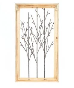 Grayson Lane 20-in x 36-in Brown Metal Contemporary Wall Decor -GRAYSON LANE shop 330940729 AlternateImage8 l