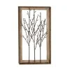 Grayson Lane 20-in x 36-in Brown Metal Contemporary Wall Decor