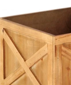 Grayson Lane 16-in x 12-in Farmhouse Brown Wood Planters - Set of 3 -GRAYSON LANE shop 330940734 AlternateImage3 l