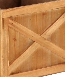 Grayson Lane 16-in x 12-in Farmhouse Brown Wood Planters - Set of 3 -GRAYSON LANE shop 330940734 AlternateImage4 l