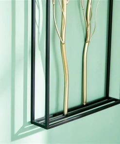 Grayson Lane 13-in x 36-in Gold Metal Glam Floral Wall Decor - Set of 2 -GRAYSON LANE shop 330940735 AlternateImage4 l