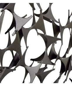 Grayson Lane 15-in x 19-in x 23-in Silver Tin Modern Wall Decor - Set of 3 -GRAYSON LANE shop 330940737 AlternateImage5 l