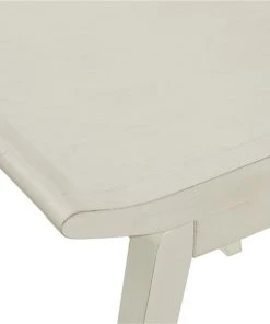 Grayson Lane Rustic White Wood Rectangle Ottoman -GRAYSON LANE shop 330940743 AlternateImage3 l