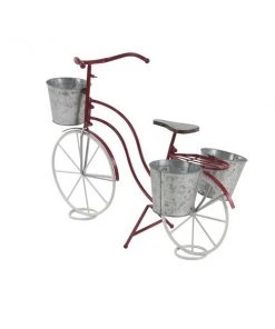 Grayson Lane 31-in x 23-in Red Metal Planter 8 Grayson Lane 31-in x 23-in Red Metal Planter -GRAYSON LANE shop 330940745 AlternateImage5 l