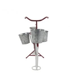 Grayson Lane 31-in x 23-in Red Metal Planter 9 Grayson Lane 31-in x 23-in Red Metal Planter -GRAYSON LANE shop 330940745 AlternateImage6 l