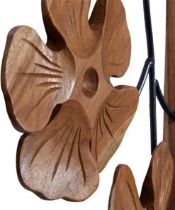 Grayson Lane 14-in x 32-in Rust Teak Wooden Contemporary Style Wall Decor - Set of 2 -GRAYSON LANE shop 330940753 AlternateImage5 l