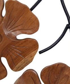 Grayson Lane 14-in x 32-in Rust Teak Wooden Contemporary Style Wall Decor - Set of 2 -GRAYSON LANE shop 330940753 AlternateImage6 l