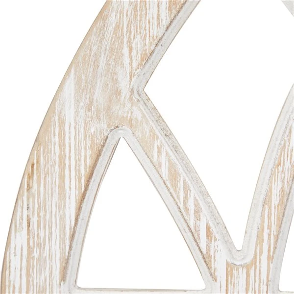 Grayson Lane 41-in x 19-in x 1-in Wooden Vintage Wall Photo Frame - Light Brown 3 Grayson Lane 41-in x 19-in x 1-in Wooden Vintage Wall Photo Frame - Light Brown - Image 3