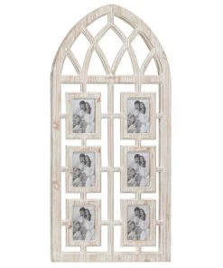 Grayson Lane 41-in x 19-in x 1-in Wooden Vintage Wall Photo Frame - Light Brown