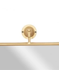 Grayson Lane 14-in x 28-in Rectangle Gold Contemporary Framed Wall Mirror -GRAYSON LANE shop 330940768 AlternateImage4 l